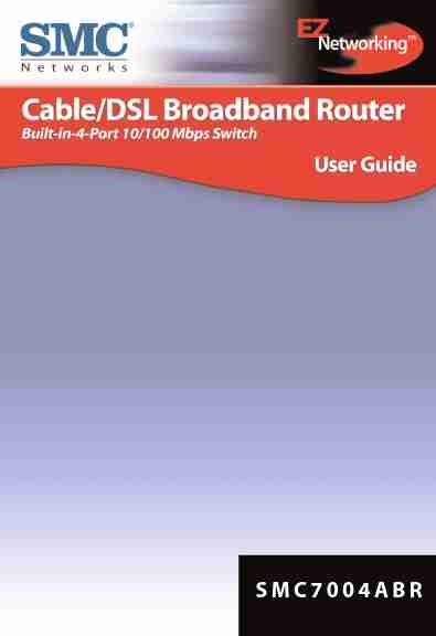 SMC Networks Network Router S M C 7 0 0 4 A B R-page_pdf